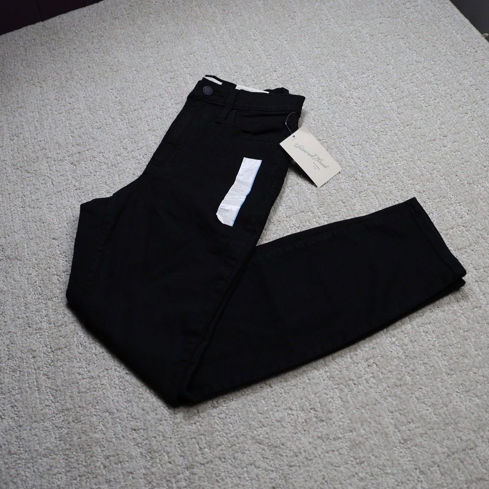 Universal Thread Womens High-Rise Skinny Jeans No-Fade Black 6S Super Stretch